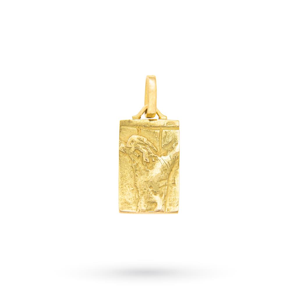 Ciondolo Gesù crocifisso oro giallo 12x19mm - UNBRANDED