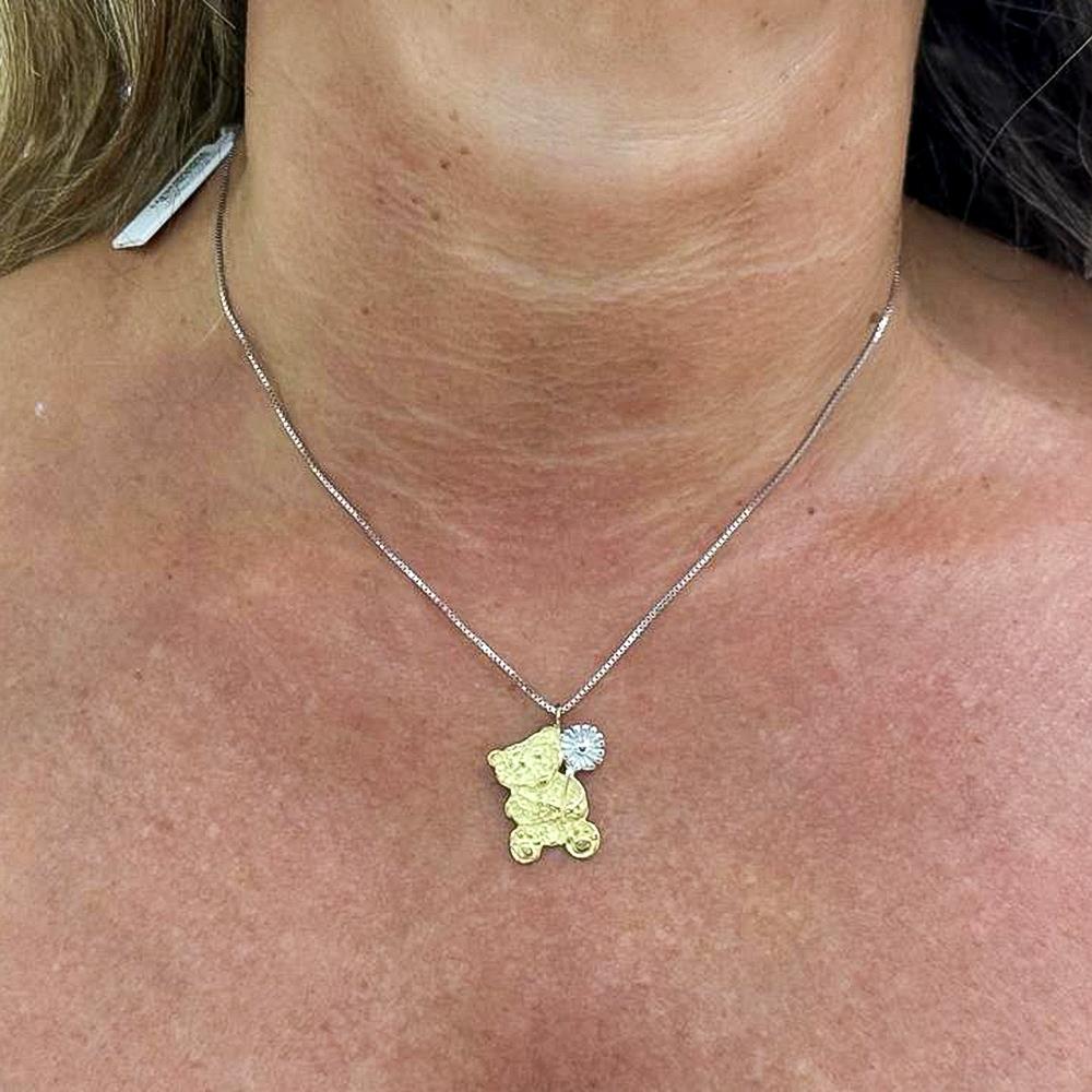  Collana ciondolo orsetto oro 18kt Luigi Quaglia - QUAGLIA