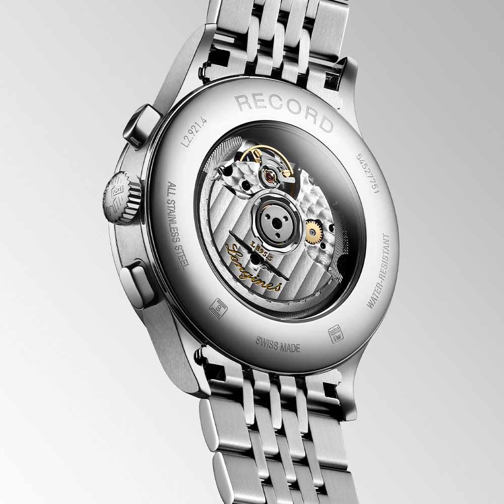  Longines Record L2.921.4.56.6 Automatic 40.00 mm - LONGINES