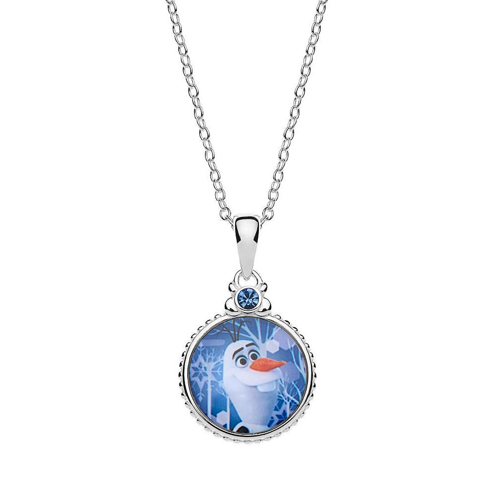 Disney Frozen Children's Necklace 925 Silver Colored Zircon - DISNEY