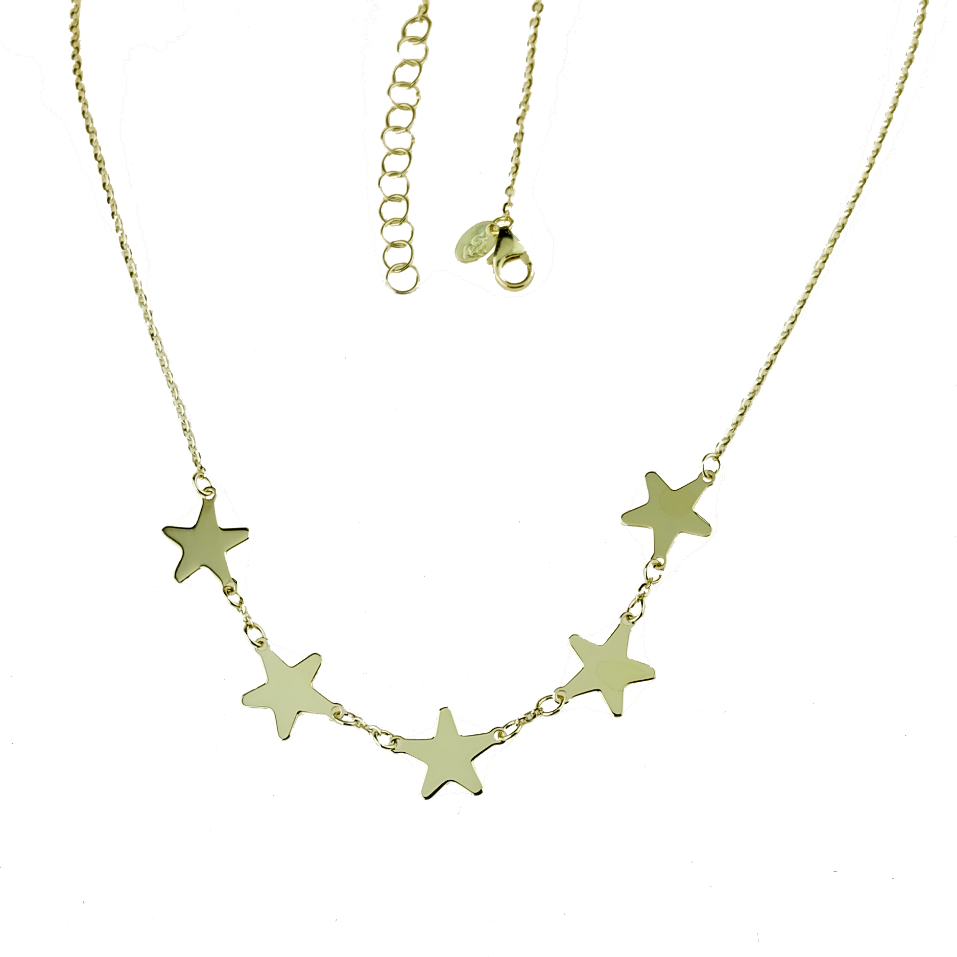 catenina-rolo-diamantata-con-stelline-a-lastra