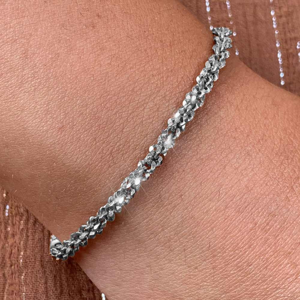  Bracciale donna Margherite in argento 16+3 cm - MARIA CRISTINA STERLING