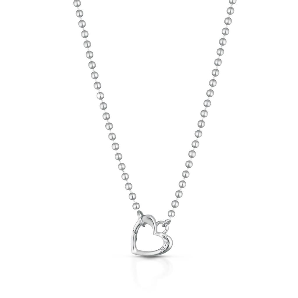  Necklace and silver heart-shaped clasp - LE BEBE