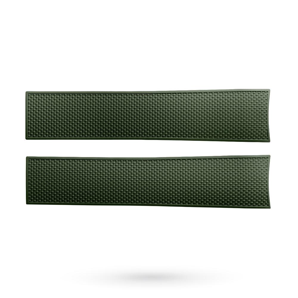 Original Longines Hydroconquest green rubber strap 21-19mm - LONGINES