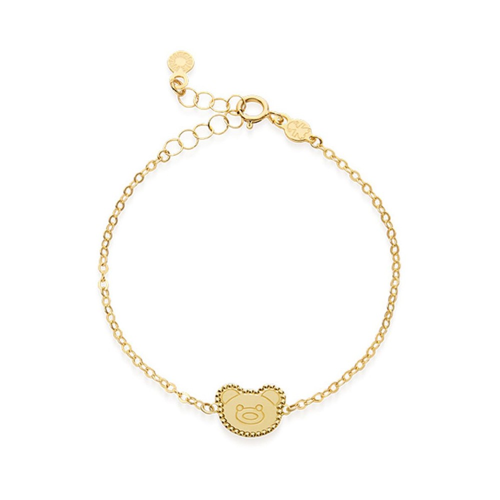 leBebe PMG225 Bear Bracelet in Yellow Gold - LE BEBE