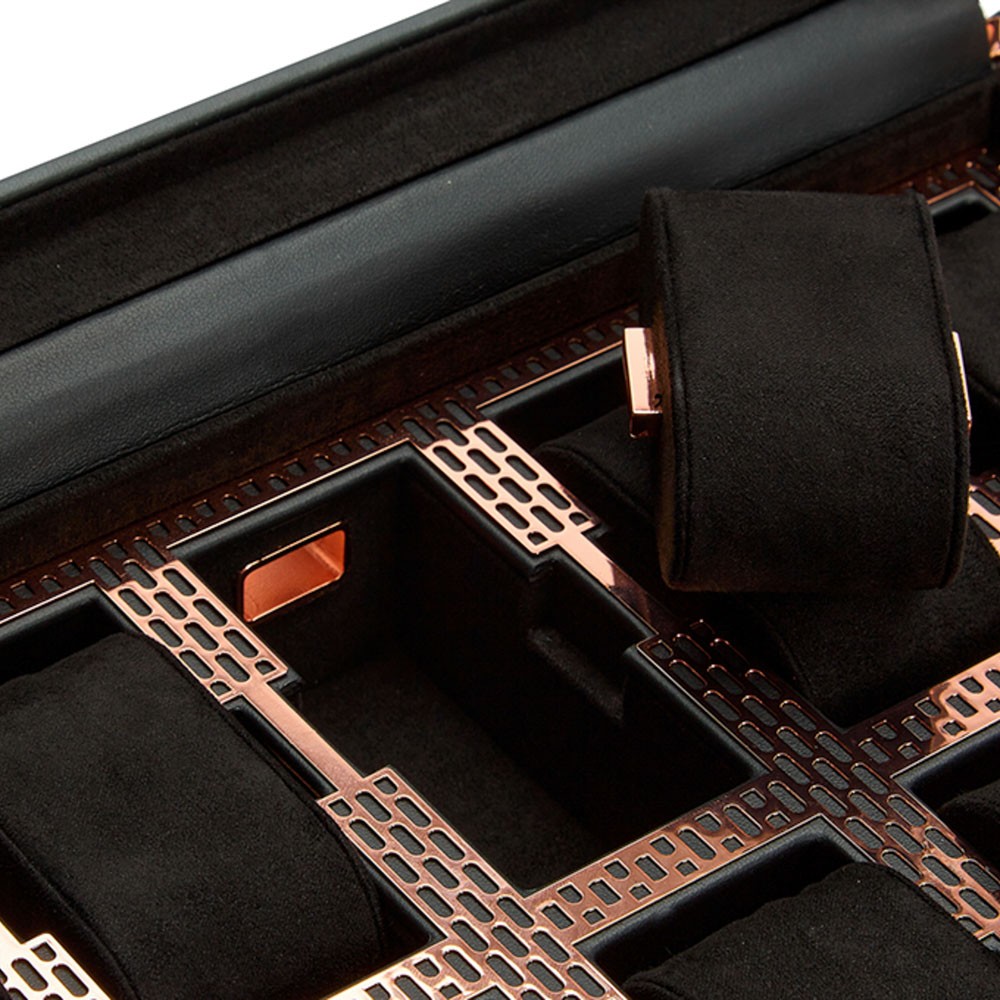  Scatola porta orologi da 10 pezzi - Rame - WOLF