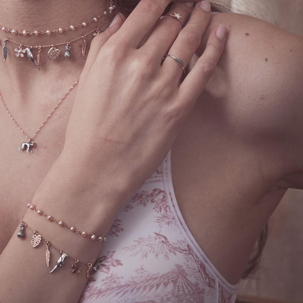  Bracciale catena 10 elementi pendenti Maman et Sophie BPAFRPS - MAMAN ET SOPHIE