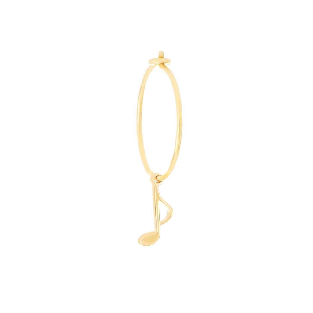 Maman et Sophie small yellow circle note earring ORVIO0NOGI - MAMAN ET SOPHIE