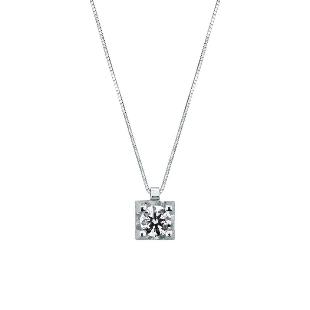 Girocollo con diamante 0,51ct in oro bianco Mirco Visconti - MIRCO VISCONTI