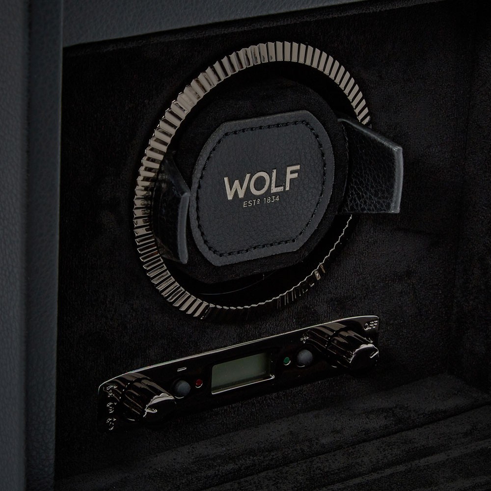  Rotore singolo per orologi con contenitore - Nero - WOLF