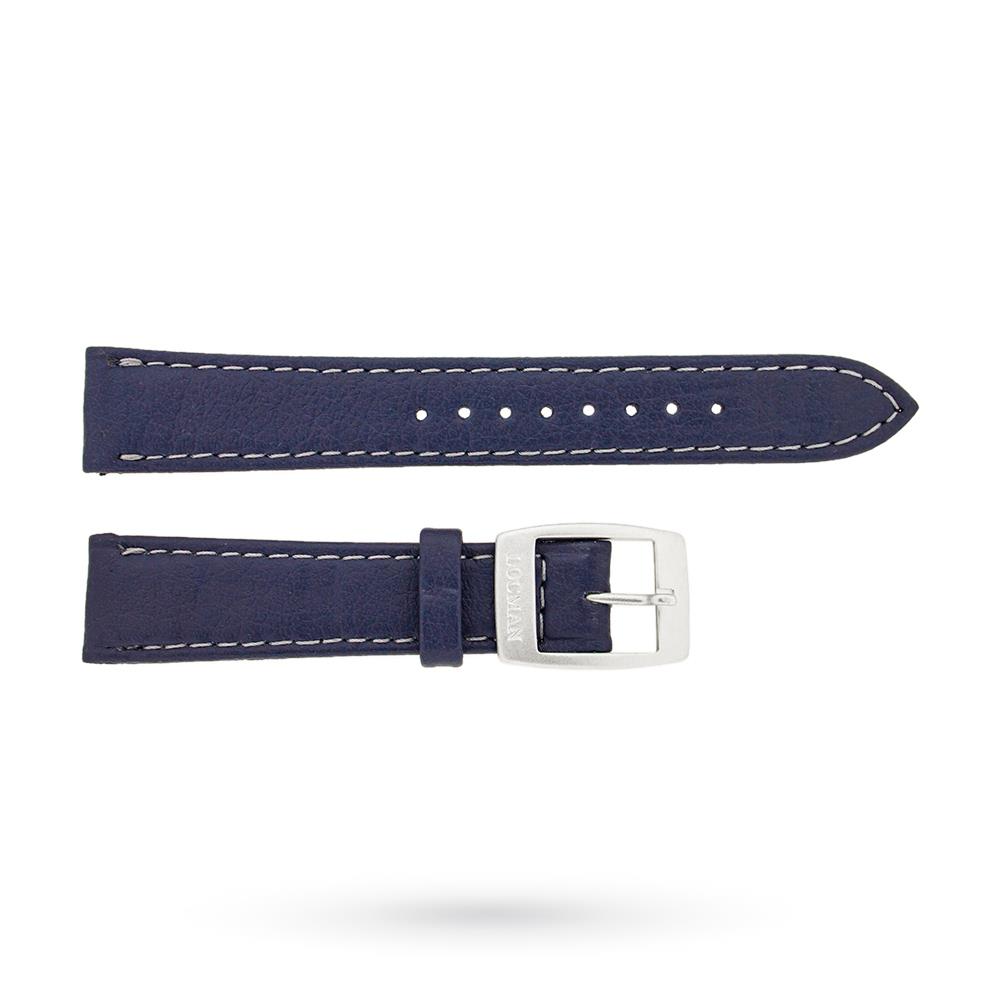 Cinturino originale Locman lorica blu 18-16mm - LOCMAN