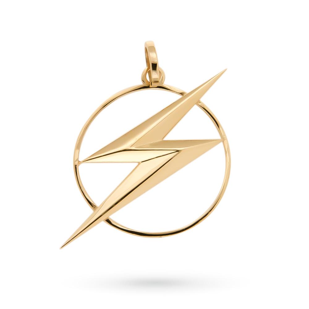 Flash pendant in 18kt yellow gold - CICALA