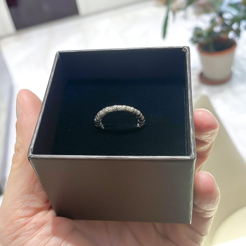  18kt white gold ring knurled elements Zancan HA038B  - ZANCAN