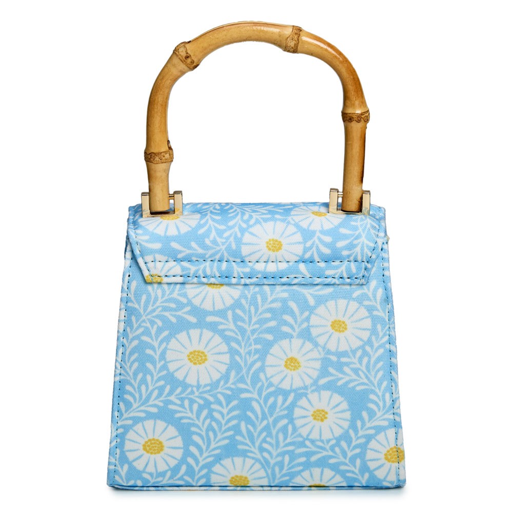  Wolf Small Bag with Sky Daisy Print - Sky Daisy Blue - WOLF