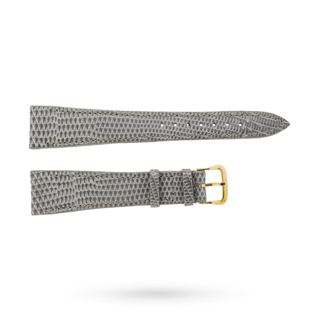 Cinturino lucertola tejus grigio piatto 20-14mm - BROS