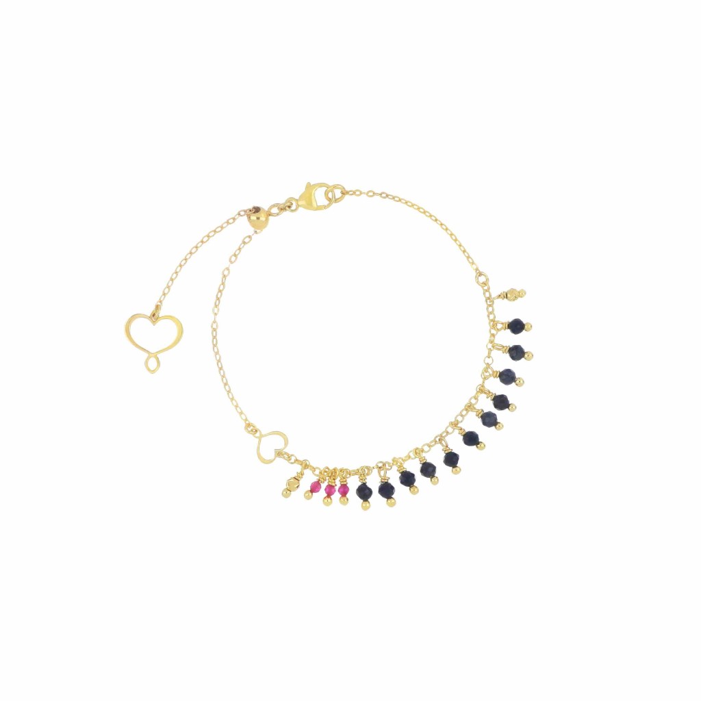 Bracciale Catena Tanzanite &amp; Granato Maman et Sophie Oro - MAMAN ET SOPHIE