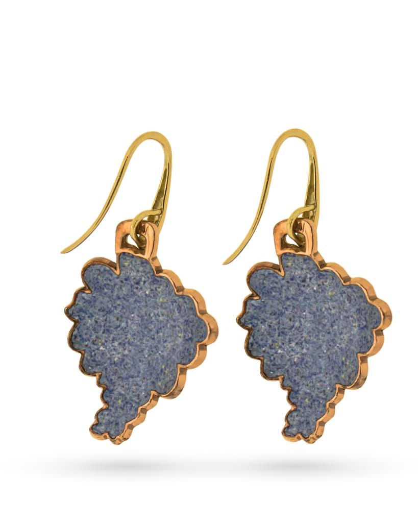  Orecchini Gabriella Rivalta oro giallo Viole del Pensiero - GABRIELLA RIVALTA