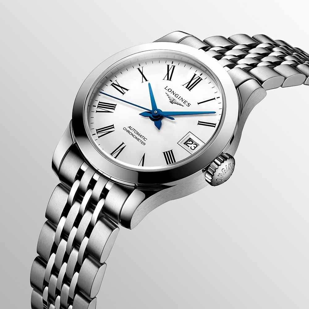  Longines Record L2.320.4.11.6 Automatico 26 mm - LONGINES