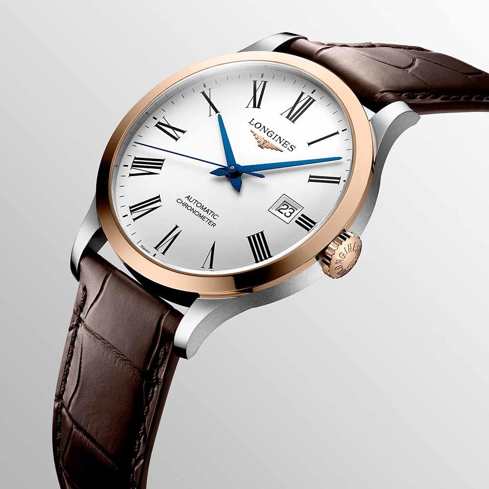  Longines Record L2.821.5.11.2 Automatic 40.00 mm - LONGINES
