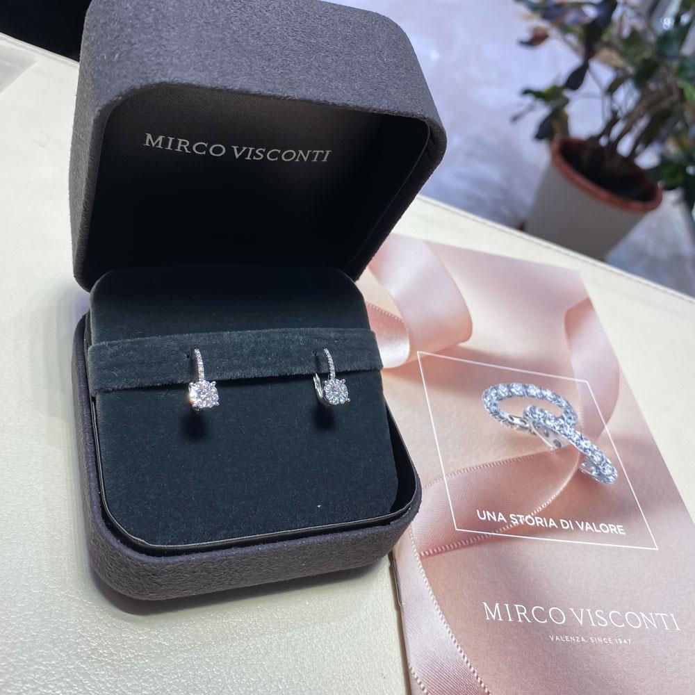  Orecchini monachella oro bianco diamanti ~0,71ct Mirco Visconti - MIRCO VISCONTI