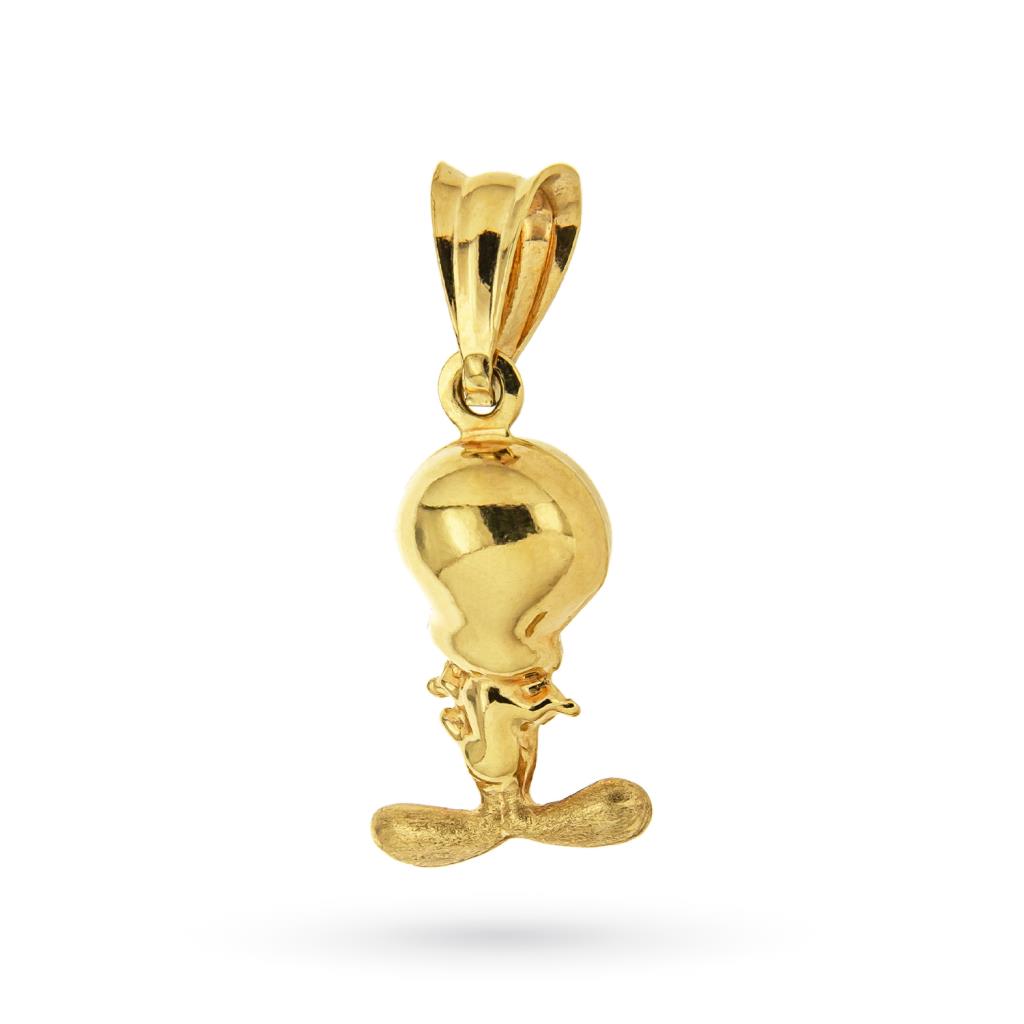  Tweety pendant in 18kt yellow gold - 