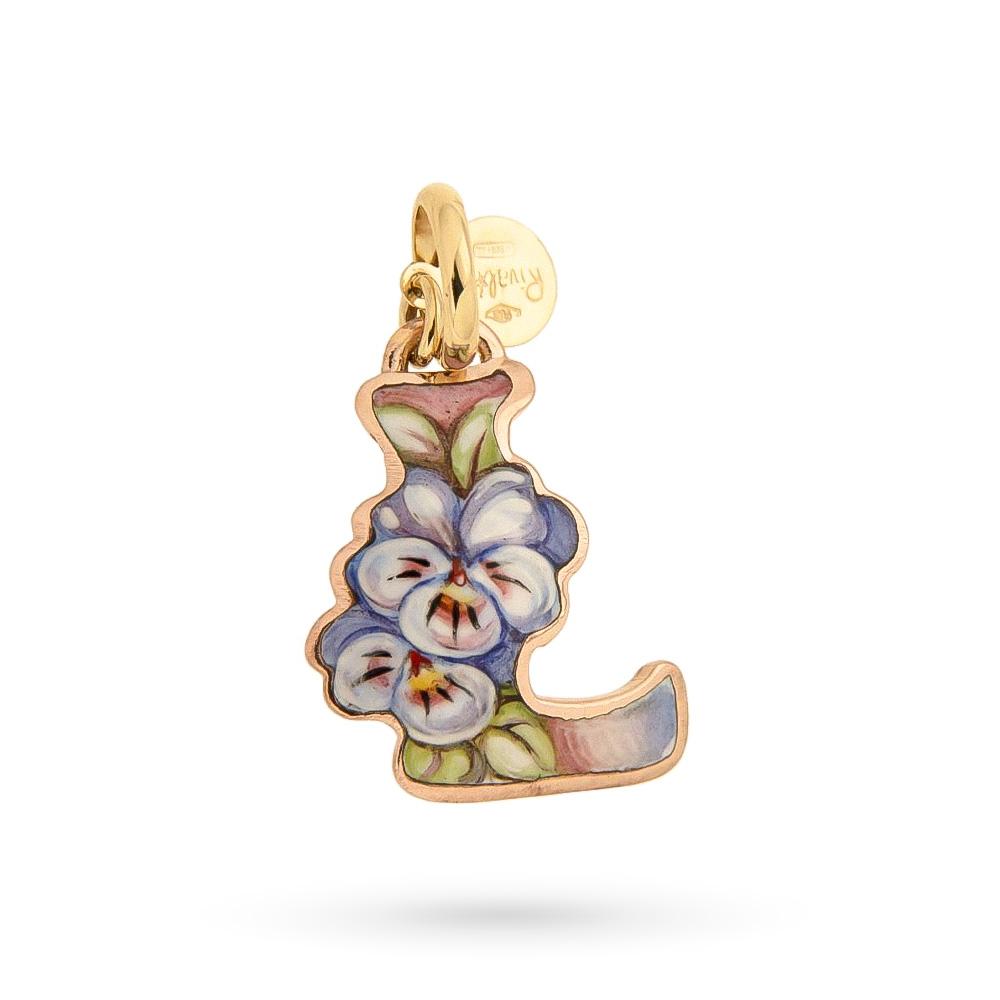 Ciondolo Iniziale L Gabriella Rivalta Violette - GABRIELLA RIVALTA