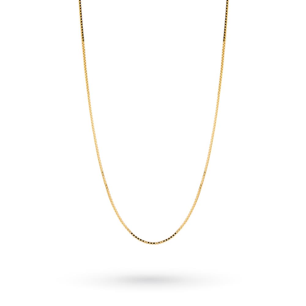 18kt yellow gold Venetian chain 40cm - LUSSO ITALIANO