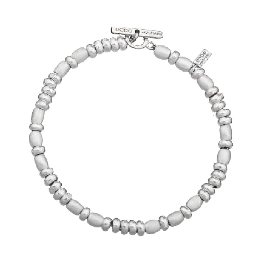 Bracciale Dodo Mariani Ovo Satinato particelle argento - DODO MARIANI