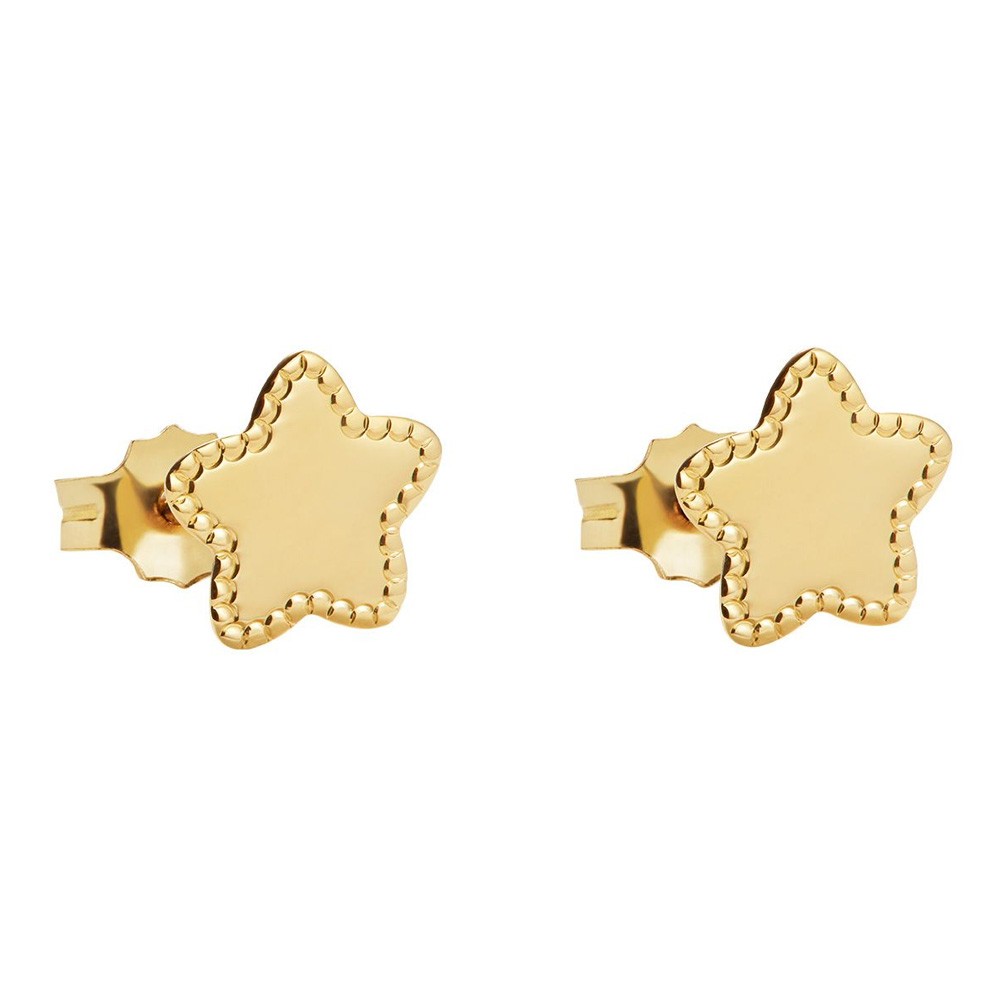 leBebe PMG220 Stars Earrings in Yellow Gold - LE BEBE