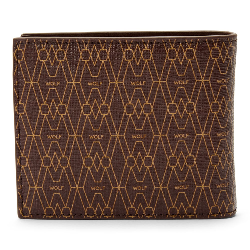  Wolf Billfold and Coin Wallet - Brown - WOLF