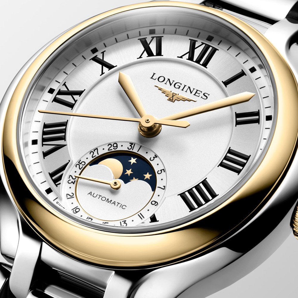  Longines PrimaLuna Moonphase L8.126.5.79.7 Automatic 34 mm - LONGINES