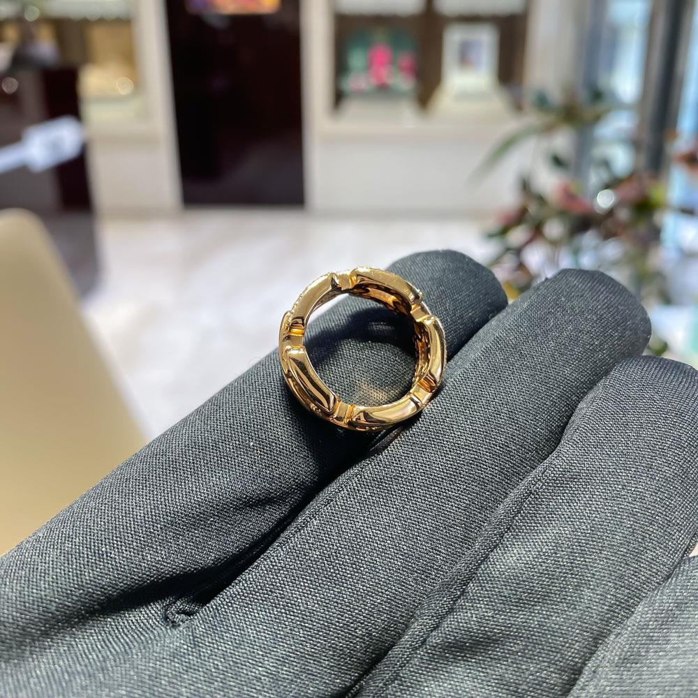  Anello catena oro rosa diamanti 0,37ct RFJewels - RF JEWELS