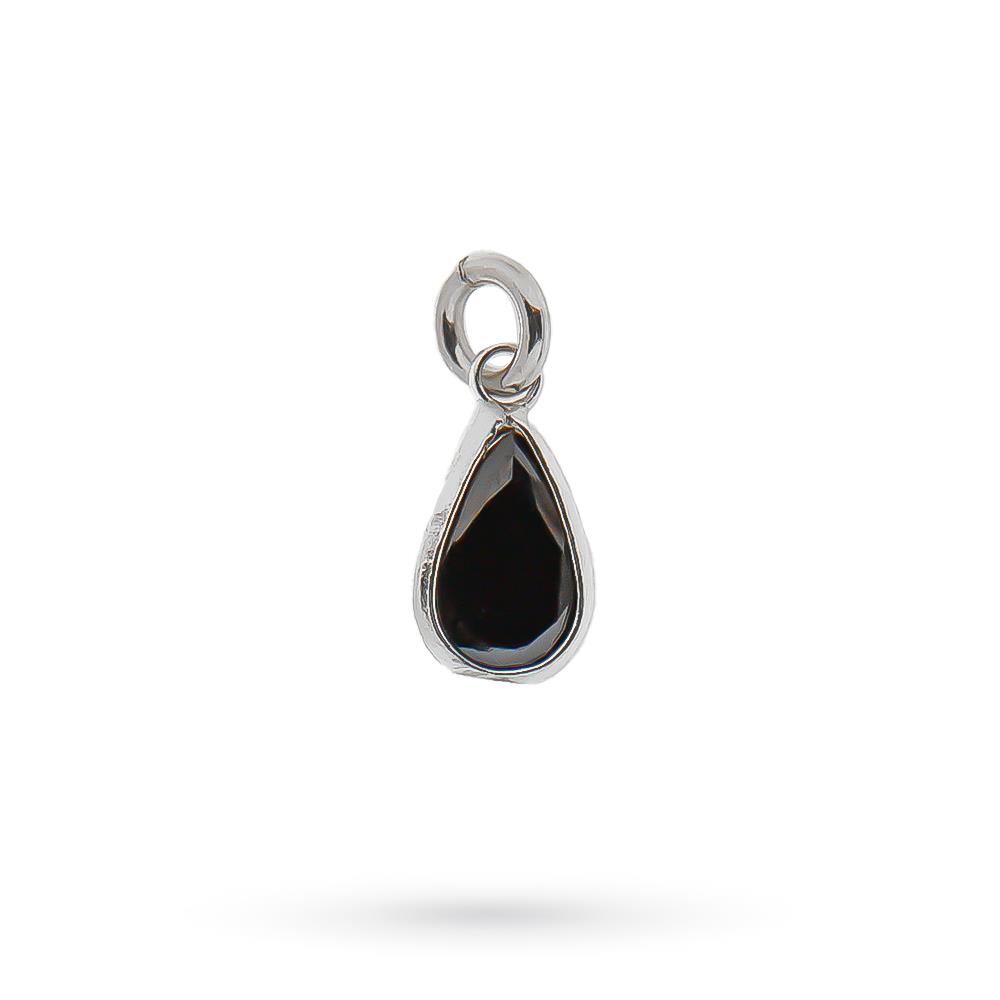Dodo Mariani pendant black zircon droplet - DODO MARIANI
