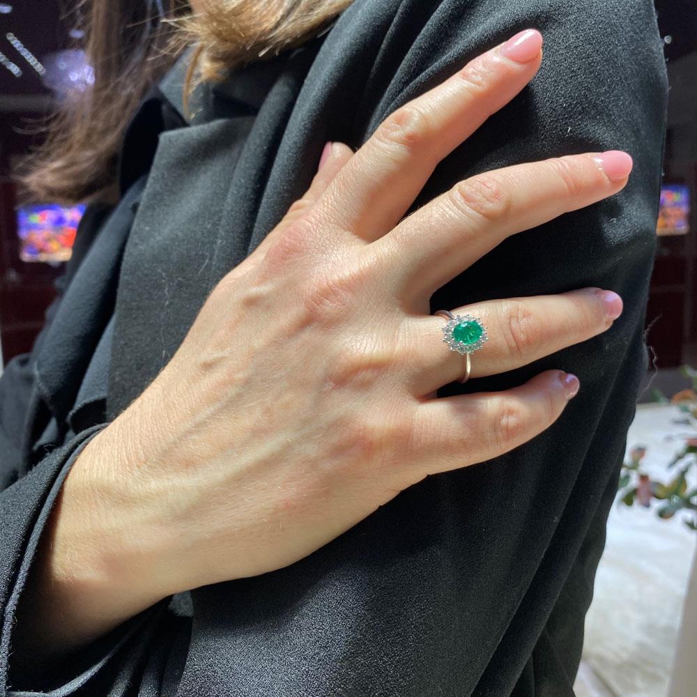 Anello con smeraldo 1,05ct e diamanti Mirco Visconti - MIRCO VISCONTI