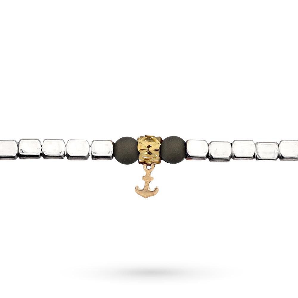 Bracciale argento 925 oro 9kt titanio Dodo Mariani - DODO MARIANI