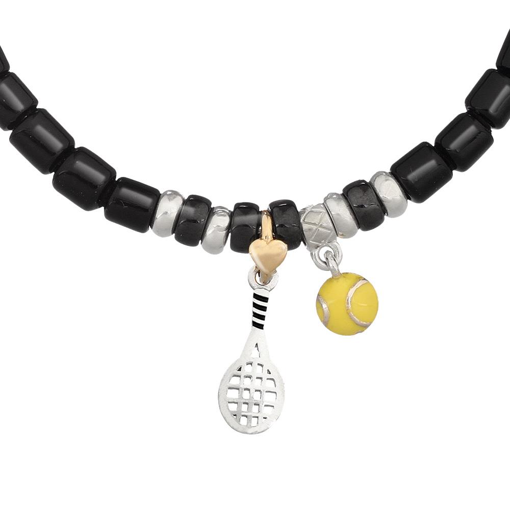 Bracciale ciondoli Tennis Dodo Mariani in argento 925 - DODO MARIANI