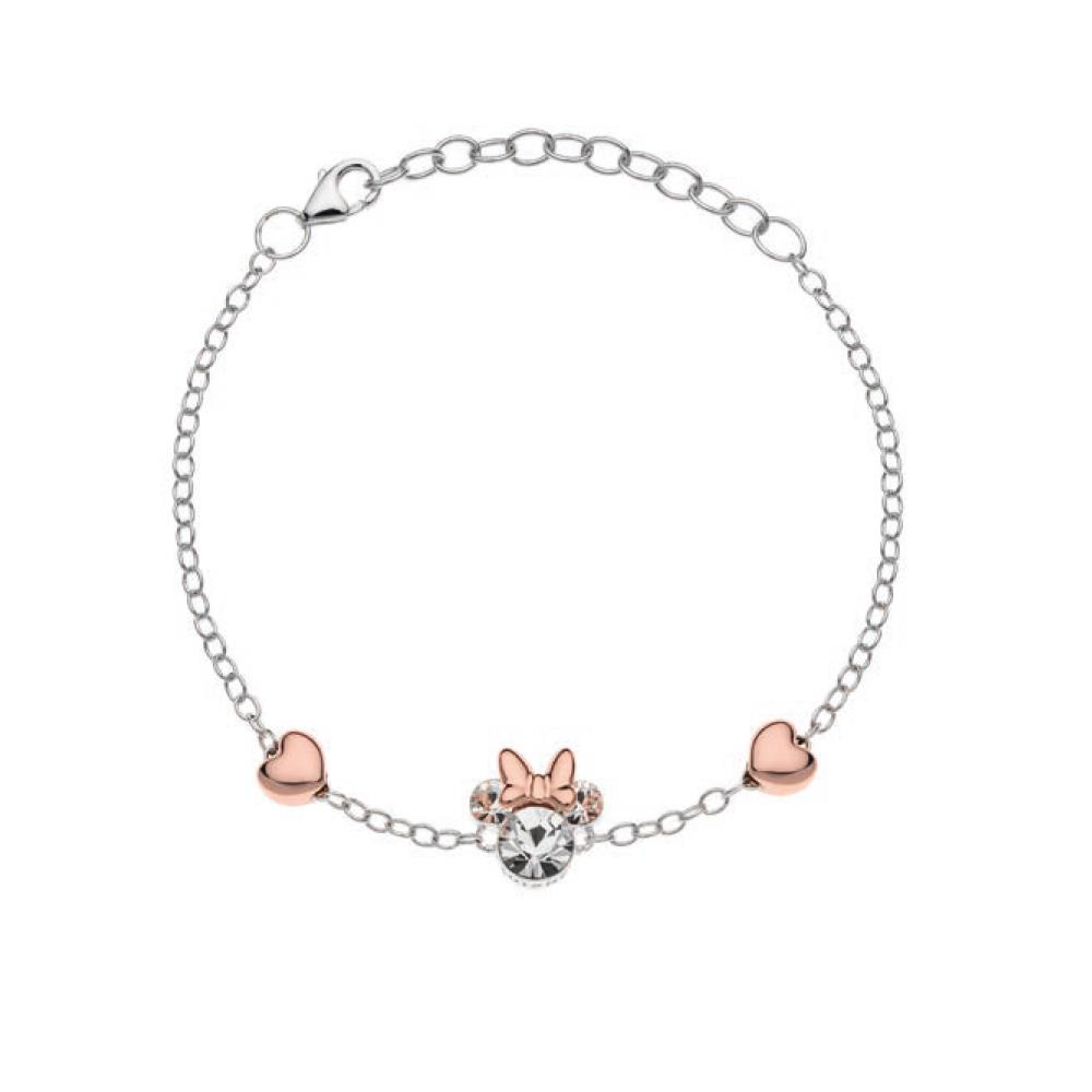 Disney Minnie Children's Bracelet Silver 925 Crystal - DISNEY