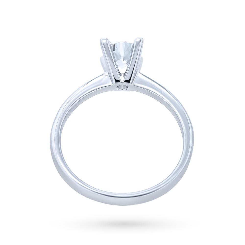  Solitaire engagement ring Lucis with diamond 0,66 ct G VVS2 - CICALA