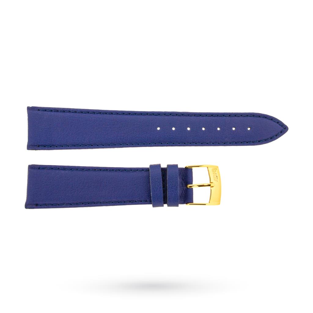 Lorica blue strap 20-16mm golden buckle - BROS