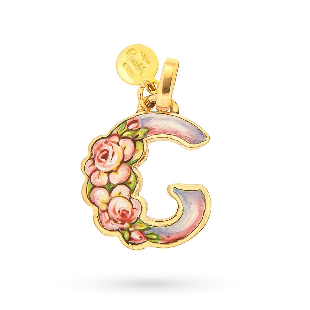 Ciondolo Iniziale G Gabriella Rivalta Roselline - GABRIELLA RIVALTA