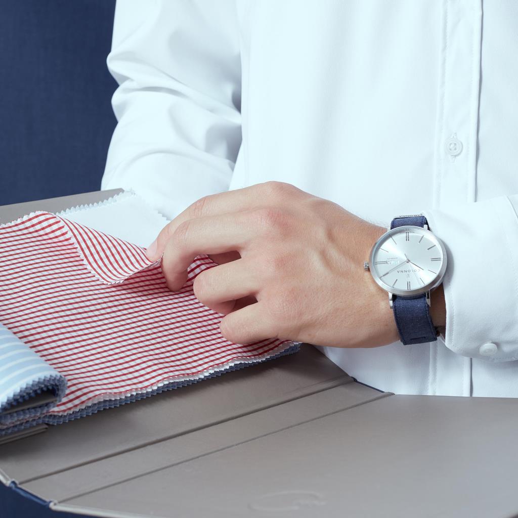  Cinturino per orologi 18mm Colonna Jeans - 