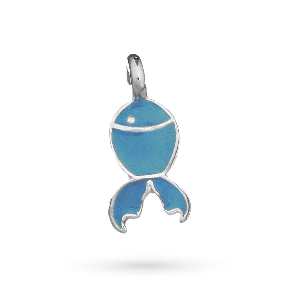 Ciondolo Pesciolino Blu Dodo Mariani in argento 925 - DODO MARIANI