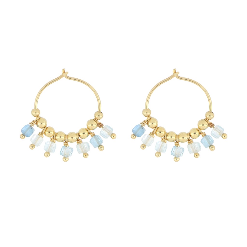 Coppia orecchini Maman et Sophie OROND00AM argento 925 dorato - MAMAN ET SOPHIE