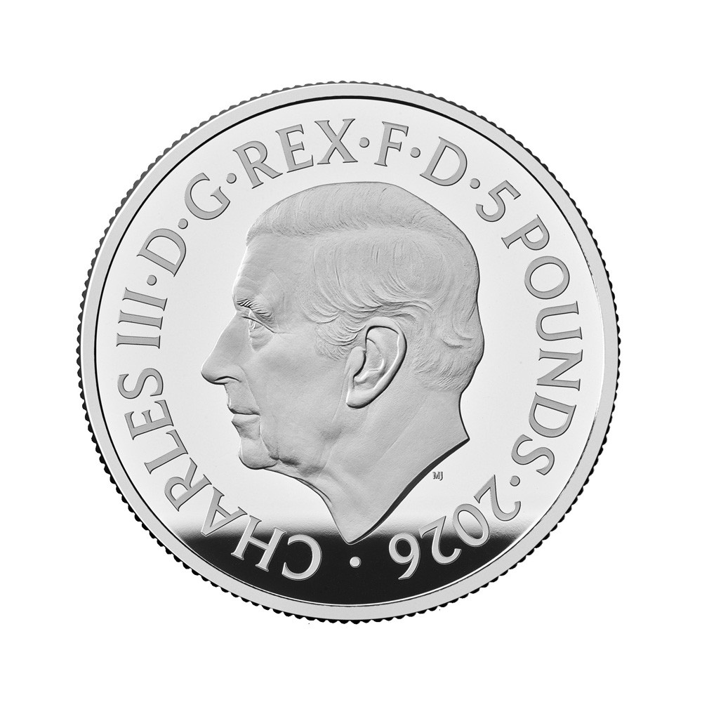  2026 Silver Proof 5 Pounds William IV Crown Royal Mint - THE ROYAL MINT