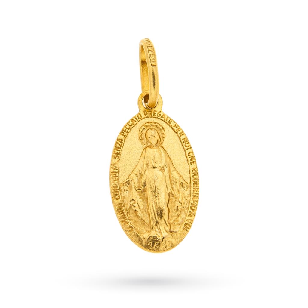 Miraculous Madonna pendant 18kt yellow gold - UNBRANDED