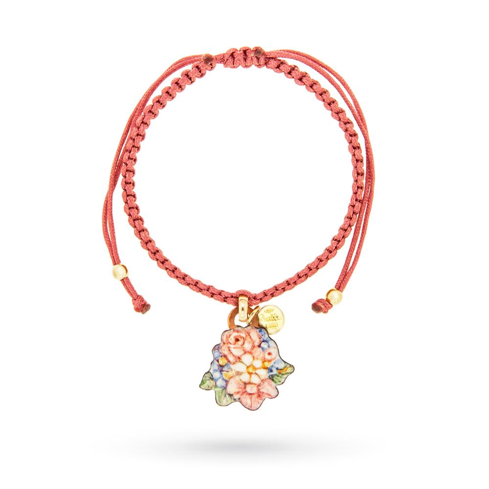 Ciondolo Gabriella Rivalta Bouquet smaltato rame oro - GABRIELLA RIVALTA