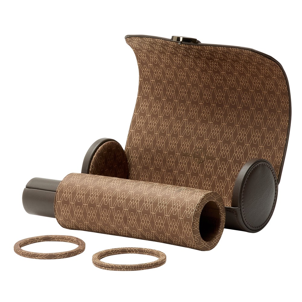  Rotolo per orologi triplo - Caffè - WOLF