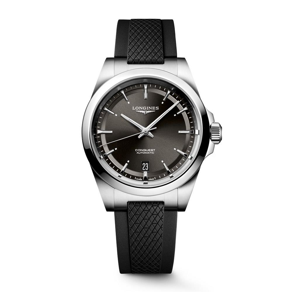 Orologio Longines conquest nero con cassa 38 mm