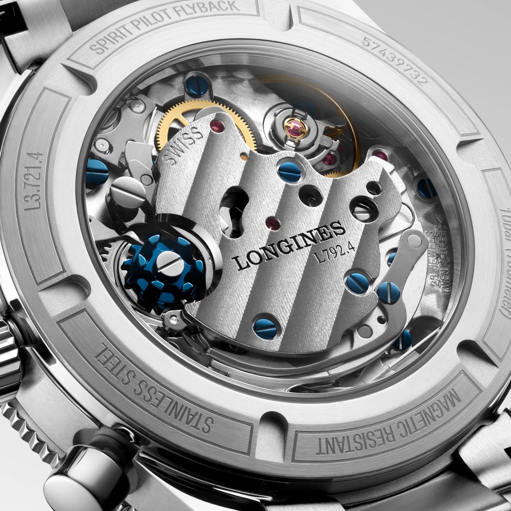  Longines Spirit Pilot Flyback L3.721.4.53.6 Automatico 39,50 mm - LONGINES