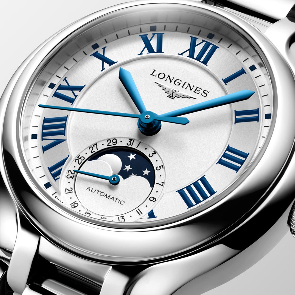  Longines PrimaLuna Moonphase L8.126.4.71.6 Automatic 34 mm - LONGINES